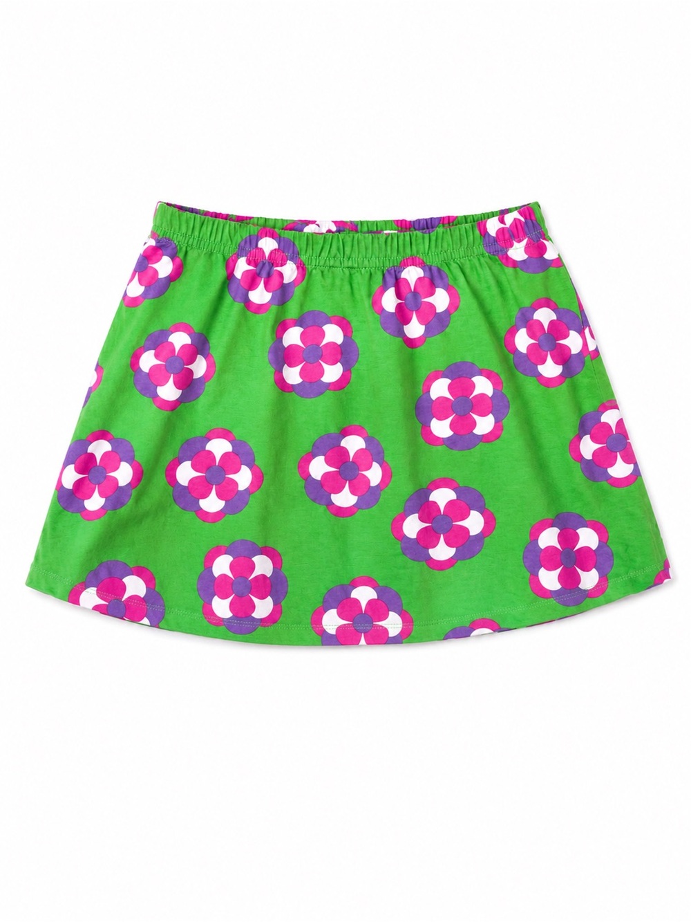 Hanna Andersson Floral Skirt Size 110 Retro Mod